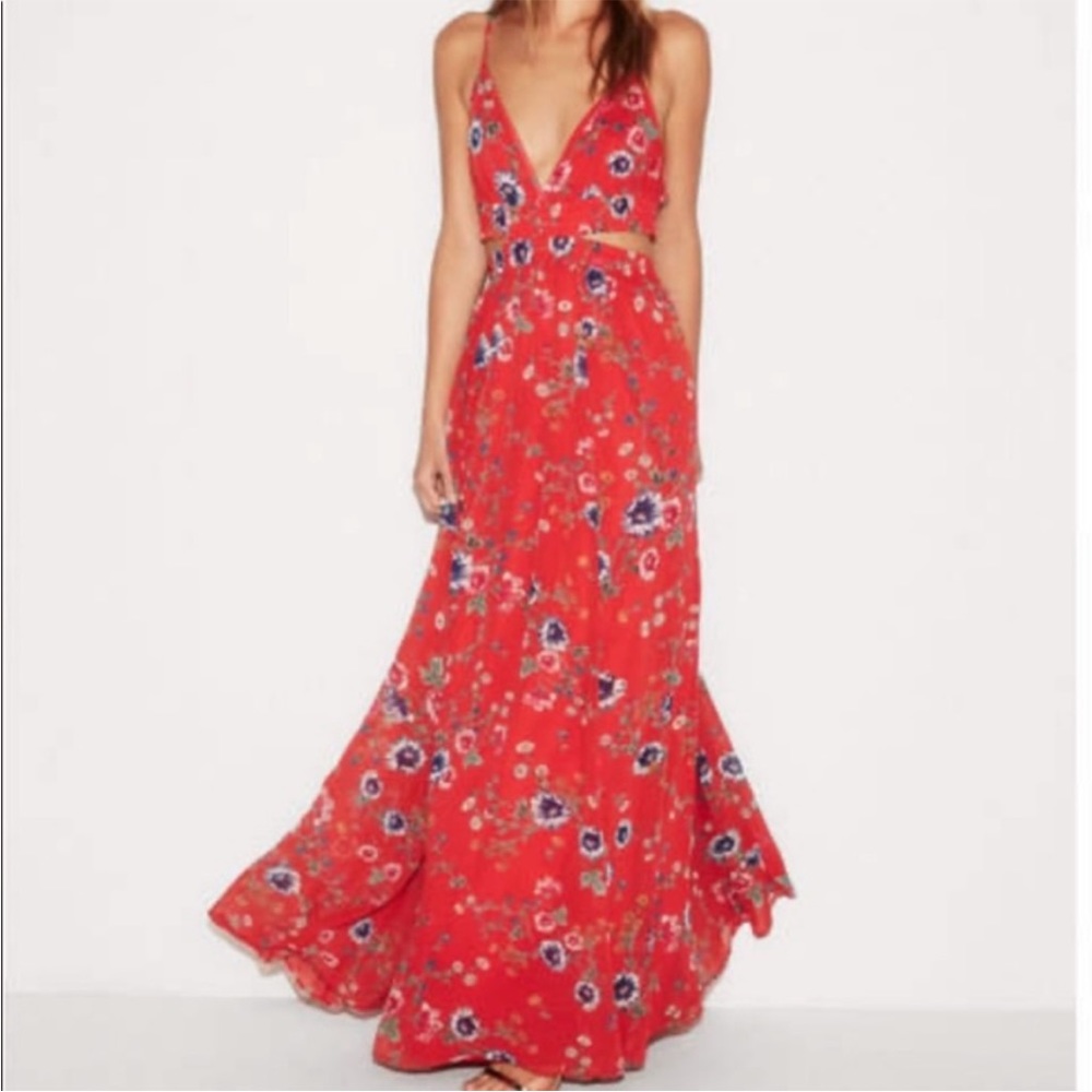 Maxi cut out dress